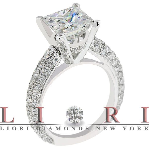 center diamond details carat 3 42 ctw color f clarity vs2 shape 