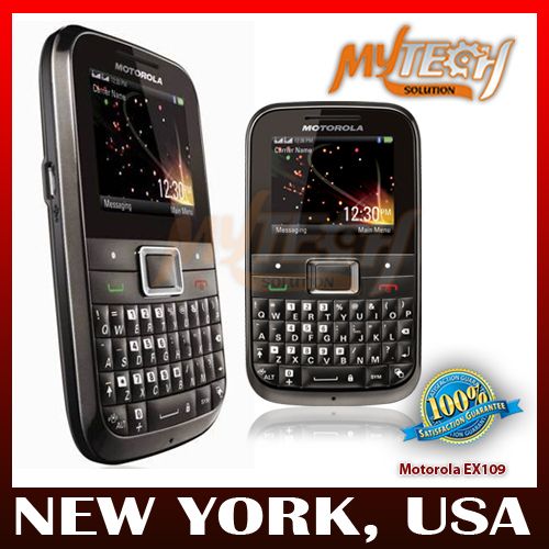 MOTOROLA EX109 DUAL SIM UNLOCKED QUAD BAND QWERTY PHONE 56014617024 