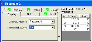 We can change the Decimal / Fraction fields to allow for tolerances 