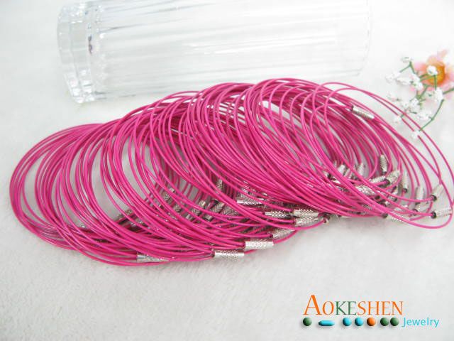 Bulk Stainless Steel Bracelets Memory Wire Cords 9NK  