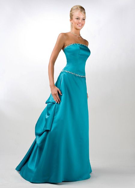 stock Turquoise Bridesmaid Dress Evening Gown Size.6 18  