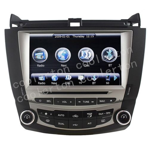   HD Touchscreen DVD GPS Navigation System For 7th 2003 07 Honda Accord