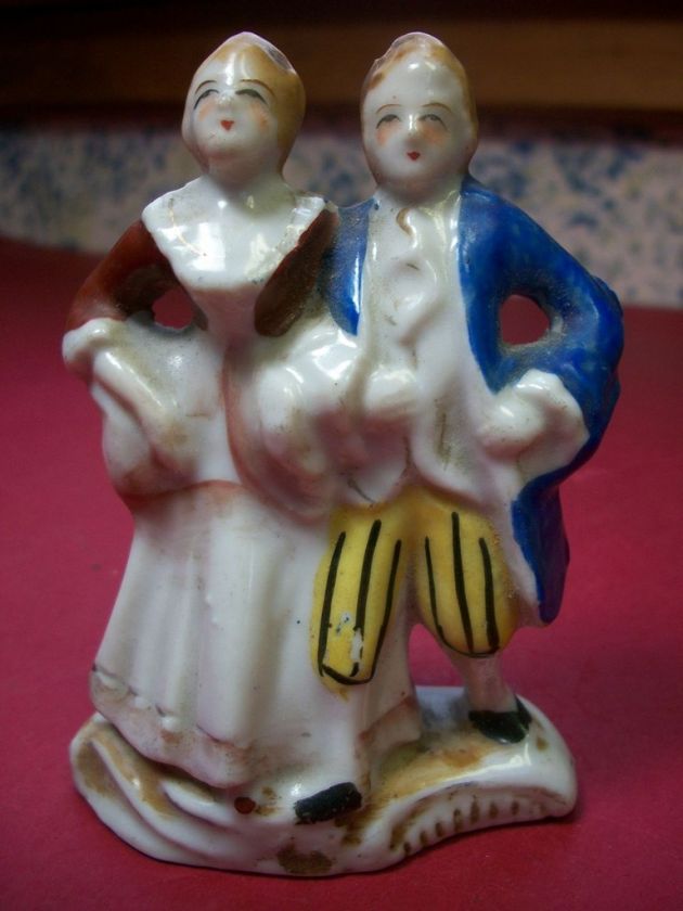 Occupied Japan Victorian Dancing Couple Figurine  