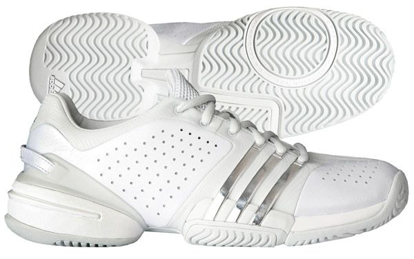 Adidas Barricade 6.0 Women Tennis Shoe White/Slver/Grey  