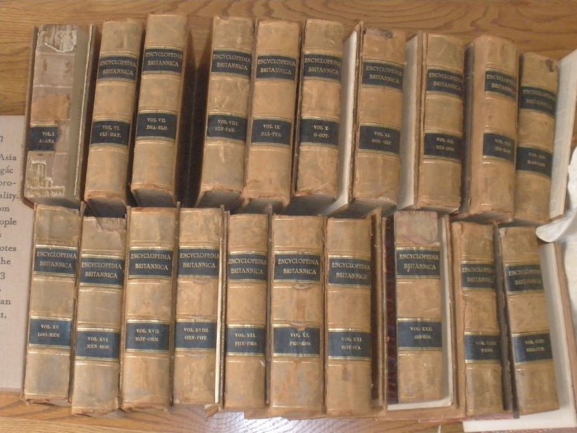 ENCYCLOPEDIA BRITANNICA 1890 Set  