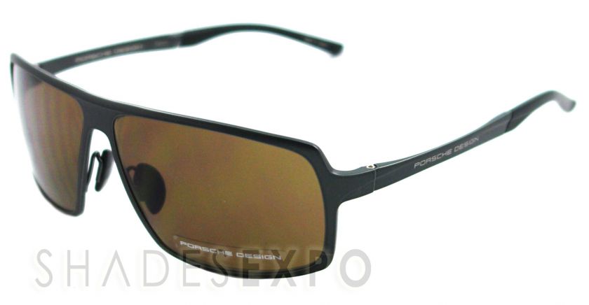 NEW PORSCHE SUNGLASSES P 8495 A BLACK P8495 AUTH  