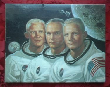 1969 APOLLO 11 ASTRONAUTS ALTON S TOBEY PICTURE ~SEALED  