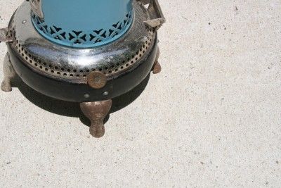 Antique Perfection Smokeless Oil Parlor Heater #430 Complete Good 