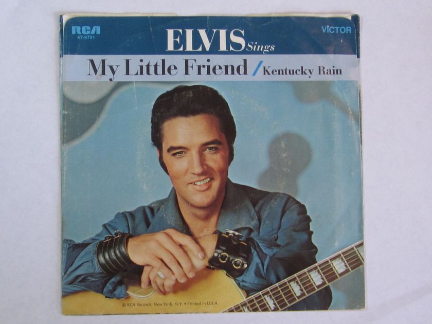Elvis 45rpm record & Picture Sleeve, Kentucky Rain  