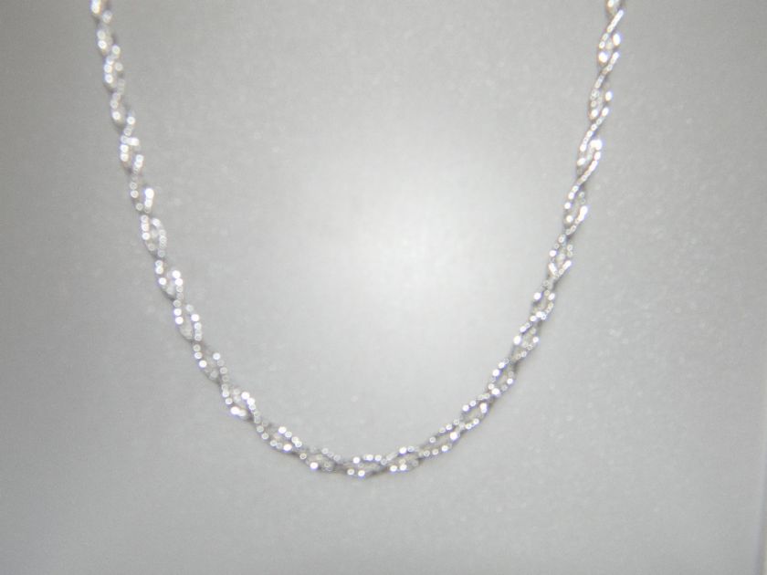Rope Link Chain 22 925 Sterling Silver Necklace NC1274  