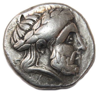 Danubian Celtic AR Tetradrachm Philip II,  