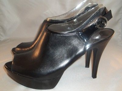 New Nine West Springdew Leather Peep Toe Bootie Size 11  