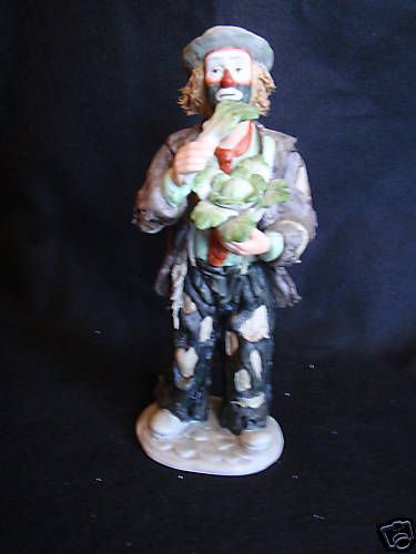 Emmett Kelly Jr.Figurine   Eating Cabbage PRICE REDUCED  