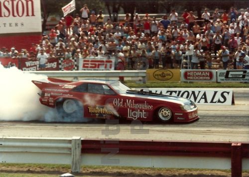 Mark Oswald 1985 Nitro Funny Car Photo Mint  