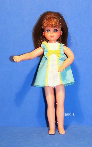 Vintage Tutti BRUNETTE CHRIS 8130 w/ TURQUOISE SUNDRESS  