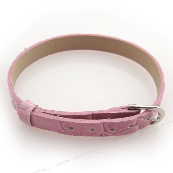   leather mainly color pink as the photo approx size whole length 22