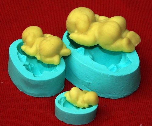 baby Silicone Mold gumpaste tu fondant M4749  