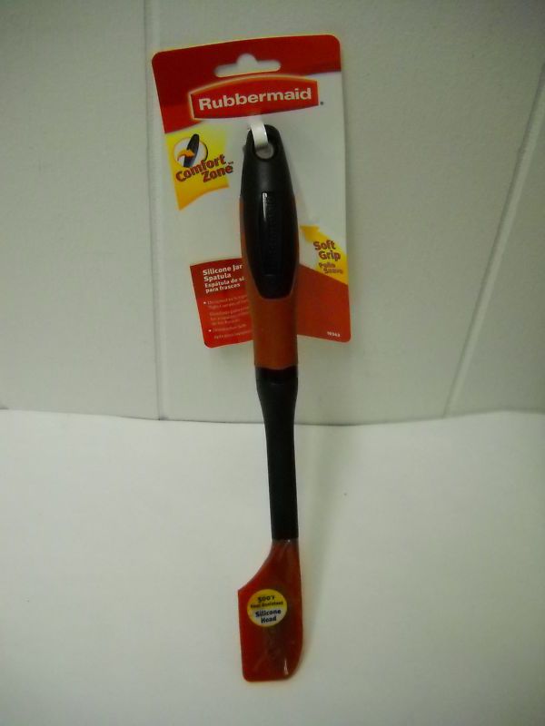 RUBBERMAID COMFORT ZONE SILICONE JAR SPATULA #10343 NEW  