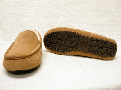 NIB~UGG~AUSTRALIA~MENS~SLIPPERS~ASCOT~TAN~8~AWESOME  