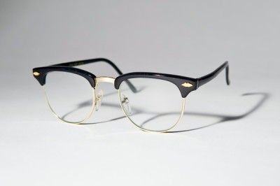 Clubmaster Vintage Black Wayfarer Sun Clear Glasses Sunglasses Retro 