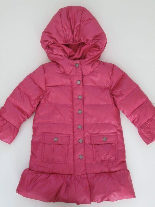   NWT Warmest Pink Ruffle Puffer Coat Parka Jacket Down 12 18 24 M 2 3 5
