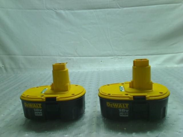 DEWALT DC9096 2 18 Volt XRP 2.4 Amp Hour NiCad Pod Style Battery, 2 