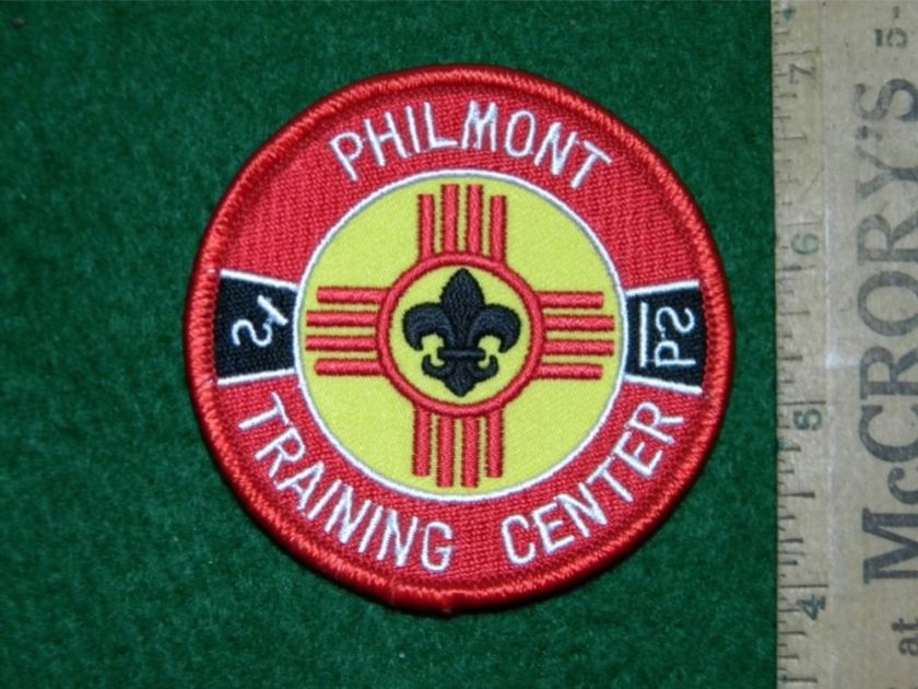PHILMONT TRAINING CENTER POCKET PATCH COMPUTER DESIGNED  