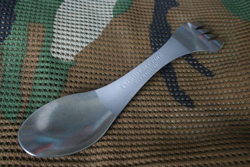 Light My Fire Titanium Spork Utensil outdoor/camping  