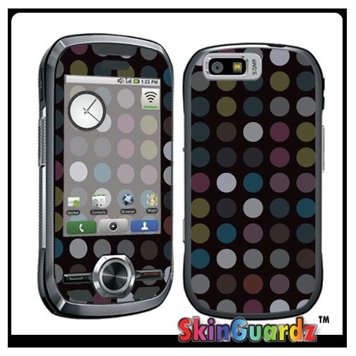 GREY DOTS DECAL SKIN TO COVER Motorola Nextel i1 CASE  