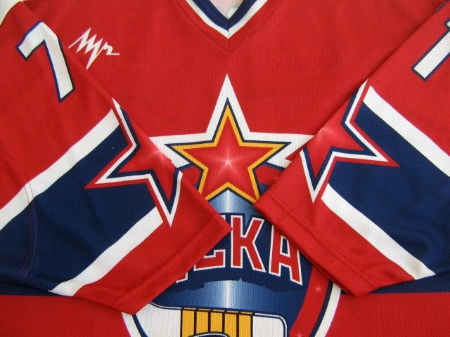 2006/07 Authentic Red Army GAME WORN Jersey #71/Patches/NJ Devils 