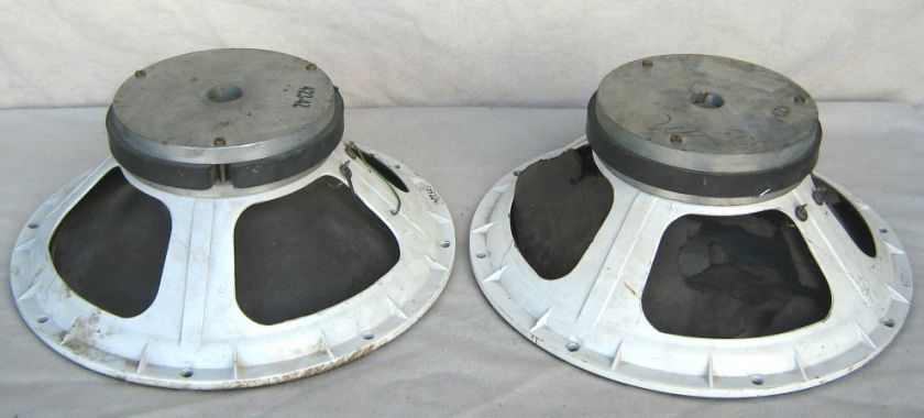 Vintage Altec Lansing 423 4Z Speaker Woofers PAIR  