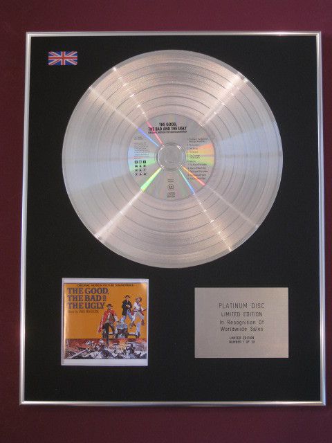   GOOD, THE BAD AND THE UGLY Platinum Disc ORIGINAL SOUNDTRACK  