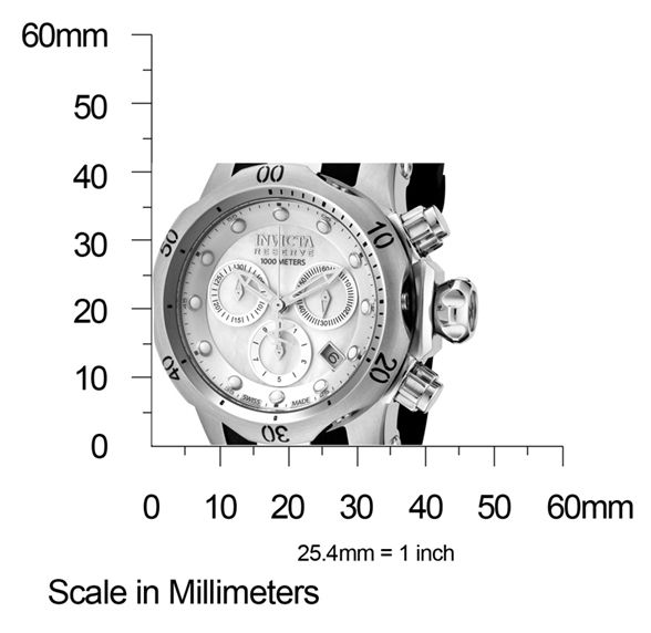 Invicta 0953 Venom Reserve Mother of Pearl Chronograph Watch  