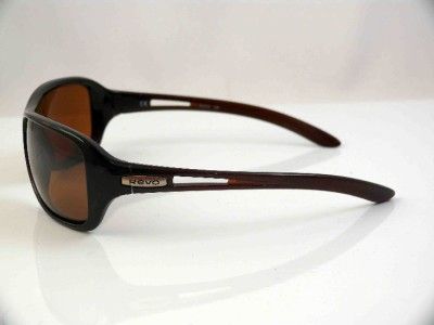 REVO POLARIZED HIGHSIDE POLISHED ROOTBEER FRAME BRONZE LENS NEW Made 