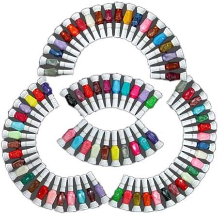 KT154 80 pcs 2 Way False Nail Art Brush Pen Polish  