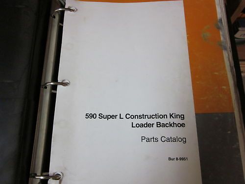 Case 590 Super L Loader Backhoe Parts Catalog  