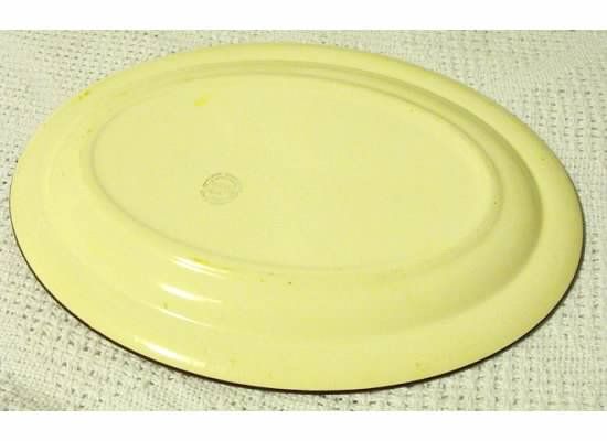 pc. BIG HUGE OVAL SERVING DISH 14” X 10” diameter