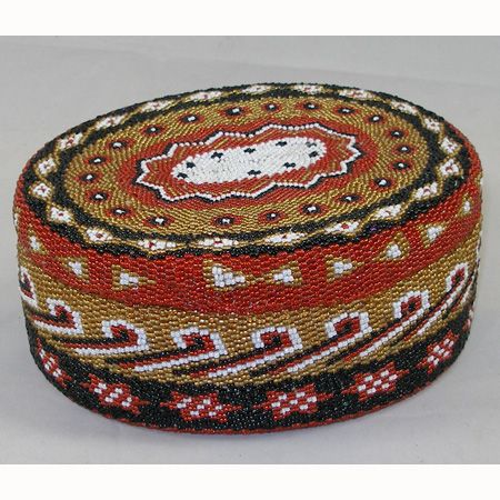 Large Oval Seed Bead Box   Bali   Fair Trade 1 Decorative Boxes 