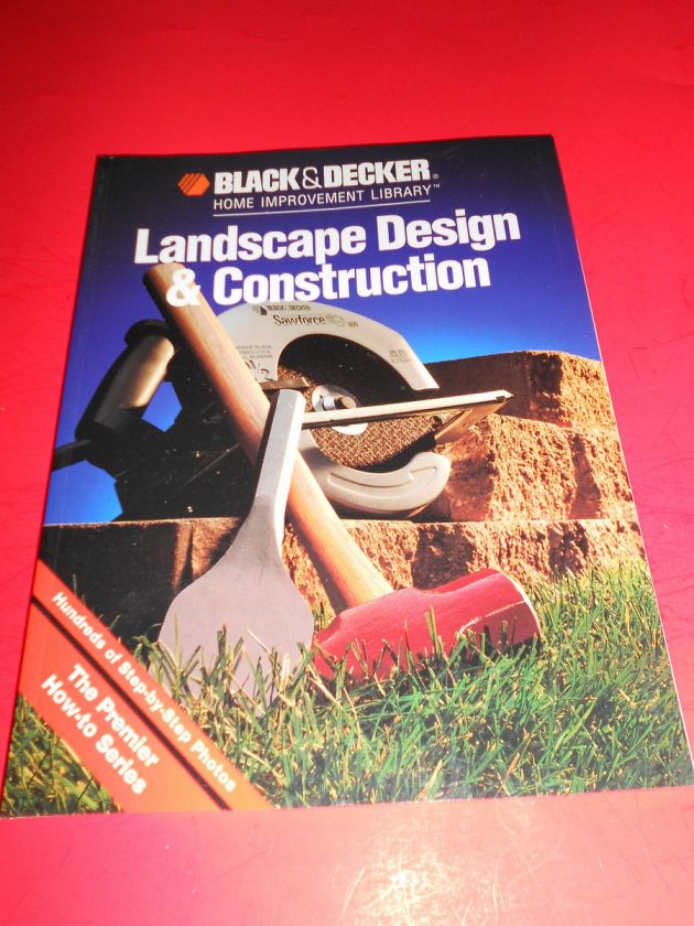 Black & Decker Landscape Design & Construction Book Home Library How 