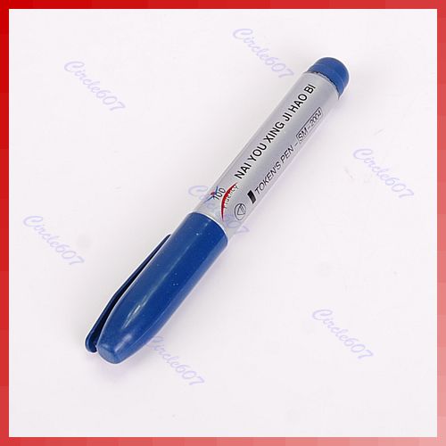 CD DVD Disc Blank Media Permanent Marker Pen Blue New  