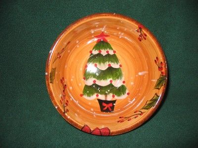 NEW Tabletops SNOWSTORM Christmas Tree Bowls  