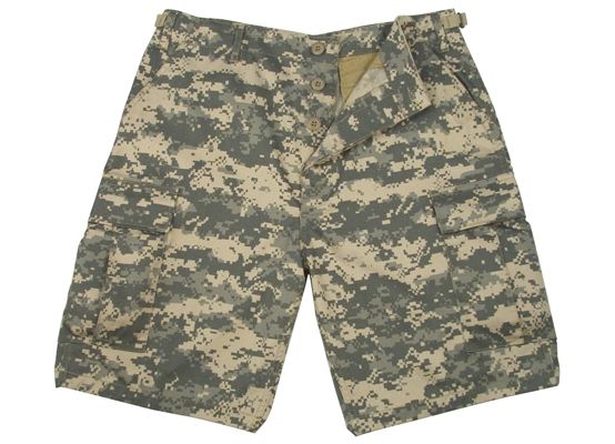 NEW ARMY ACU DIGITAL CAMO MILITARY BDU SHORTS  