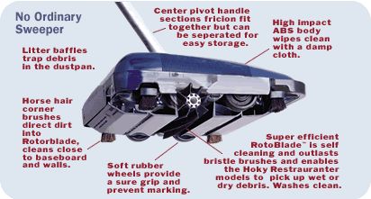 The Oreck Hoky 12.5 Wet/Dry Floor Sweeper   PR3200  