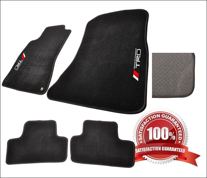   IS250 2WD TRD NYLON BLACK FLOOR MATS CARPETS 4 PIECES FM06BKTRD  