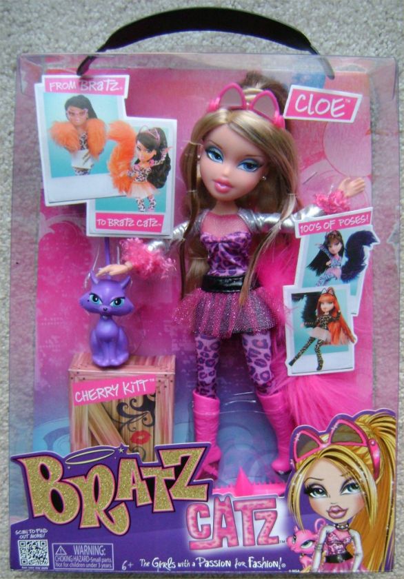 Bratz Catz Cloe With Bonus Cherry Kitt Pet Cat NEW Release 2011 Sealed 