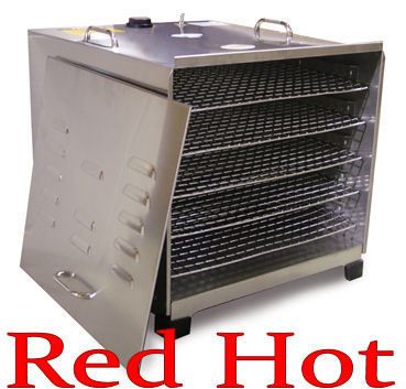 NEW FMA SSFD10 STAINLESS STEEL FOOD DEHYDRATOR 17888  