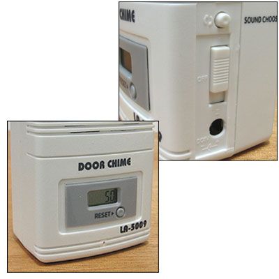 Sensor Doorbell Door Chime w Counter   Shop Office Home  