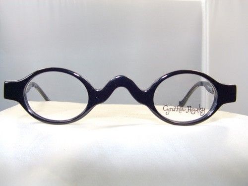 CYNTHIA ROWLEY 226 SMALL IVORY OVAL WILD EYEGLASS FRAME  