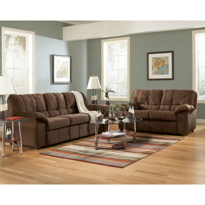 Ashley Sha Shou Sofa Loveseat CafÃ Set 18563 35 38  