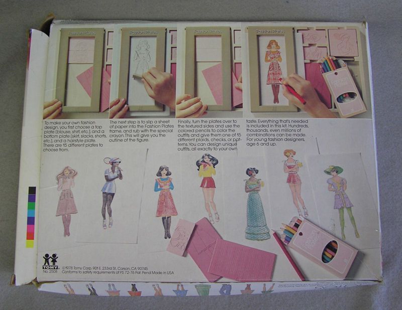   fashion design play playset game 1970s retro hip cool clothing design